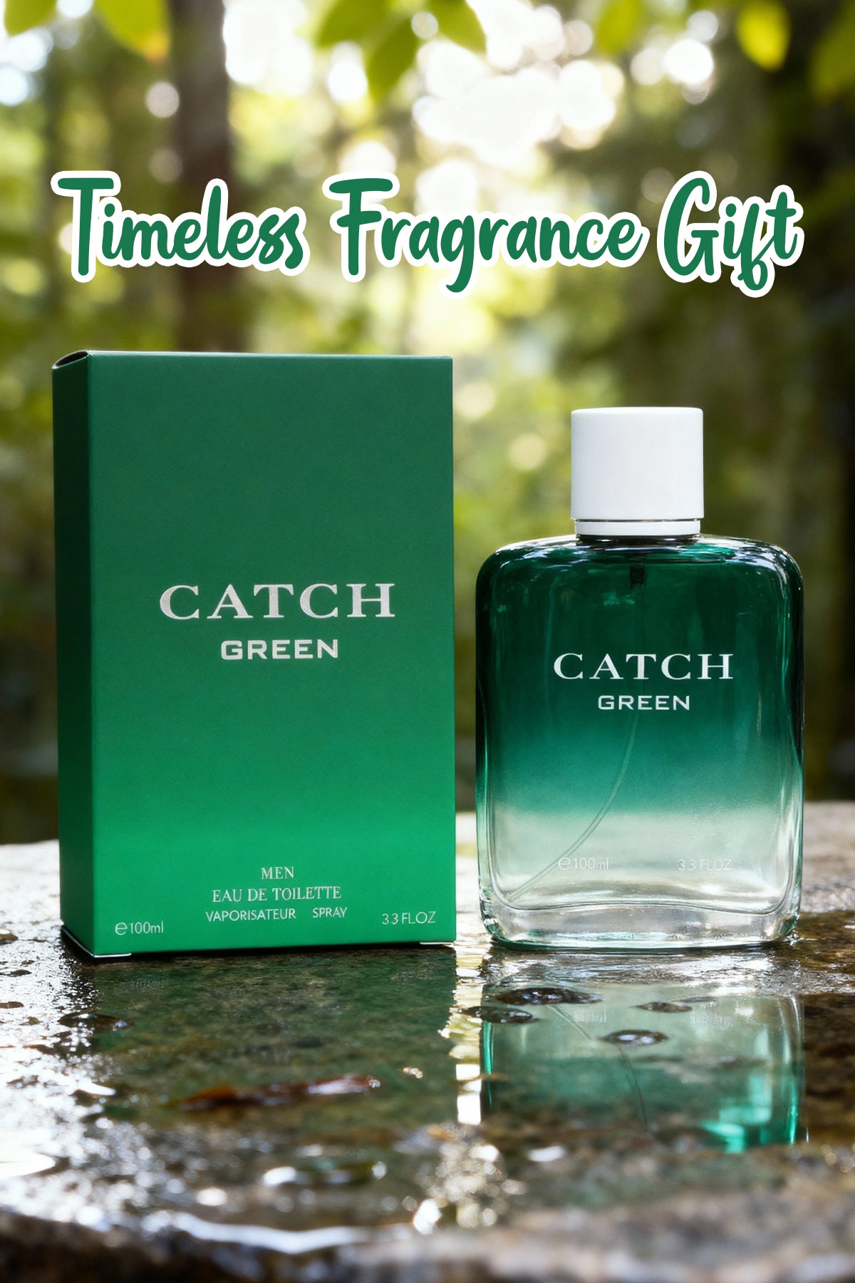 CATCH GREEN SPRAY PERFUME EAU DE TOILETTE FOR MEN - 100ML/3.3 FL.OZ ...