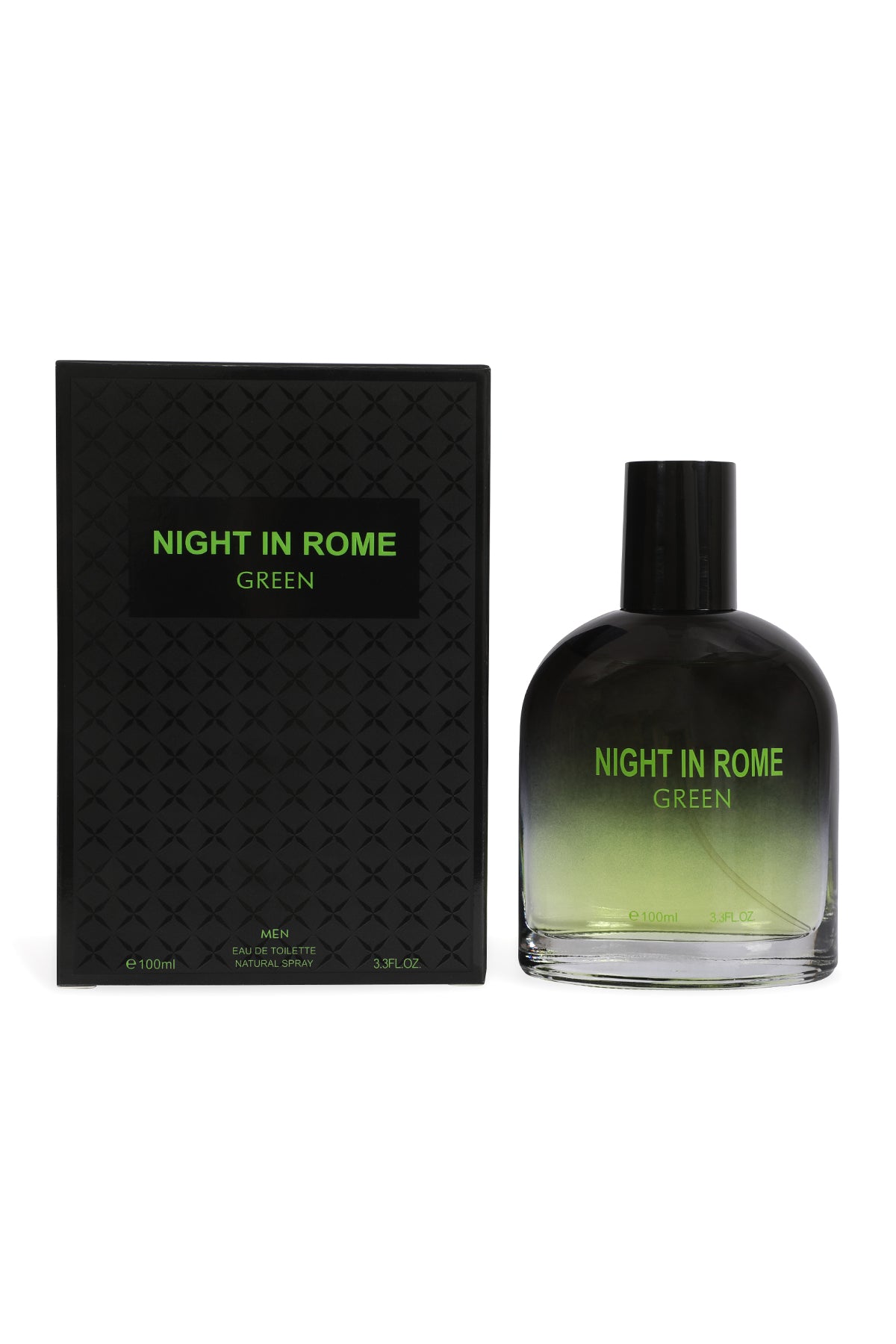 NIGHT IN ROME GREEN SPRAY COLOGNE FOR MEN 100ML/3.3 FL.OZ.