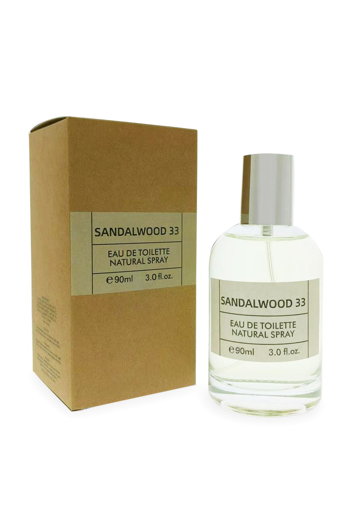 SANDALWOOD 33 SPRAY PERFUME EAU DE TOILETTE FOR MEN & WOMEN - 90ML/3.0FL.OZ.
