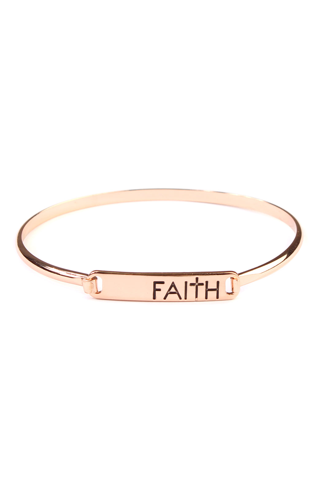 FAITH HINGE PLATE BRACELET