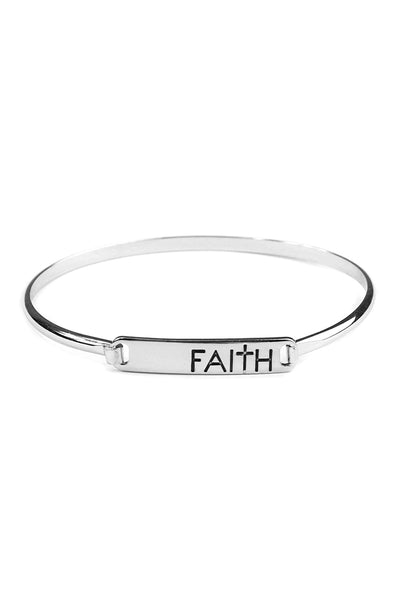 FAITH HINGE PLATE BRACELET