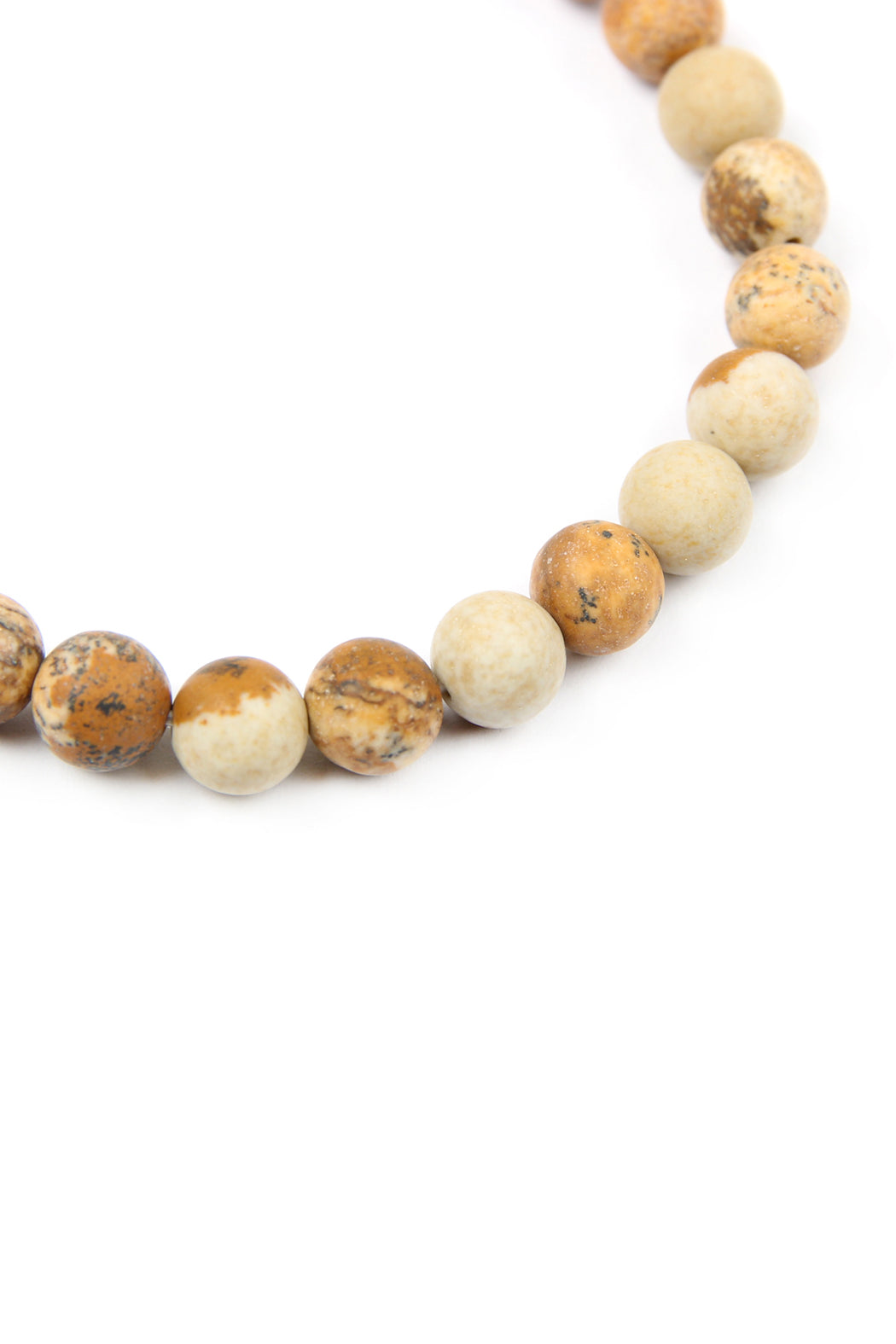 LOVE AND BE LOVED NATURAL STONE STRETCH BRACELET