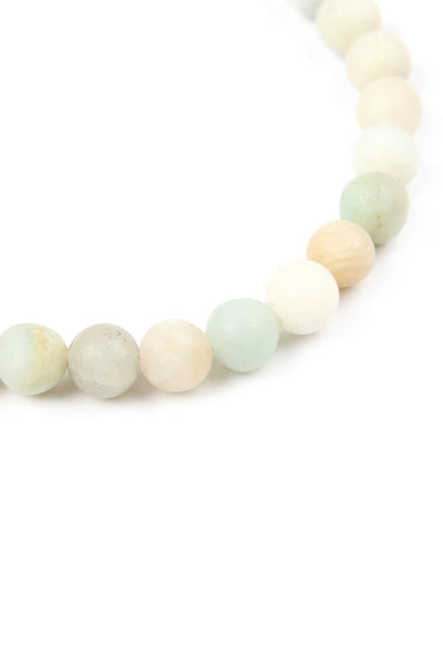 LOVE AND BE LOVED NATURAL STONE STRETCH BRACELET