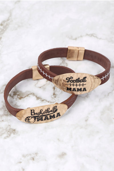 BASKETBALL MAMA MAGNETIC STRAP BRACELET