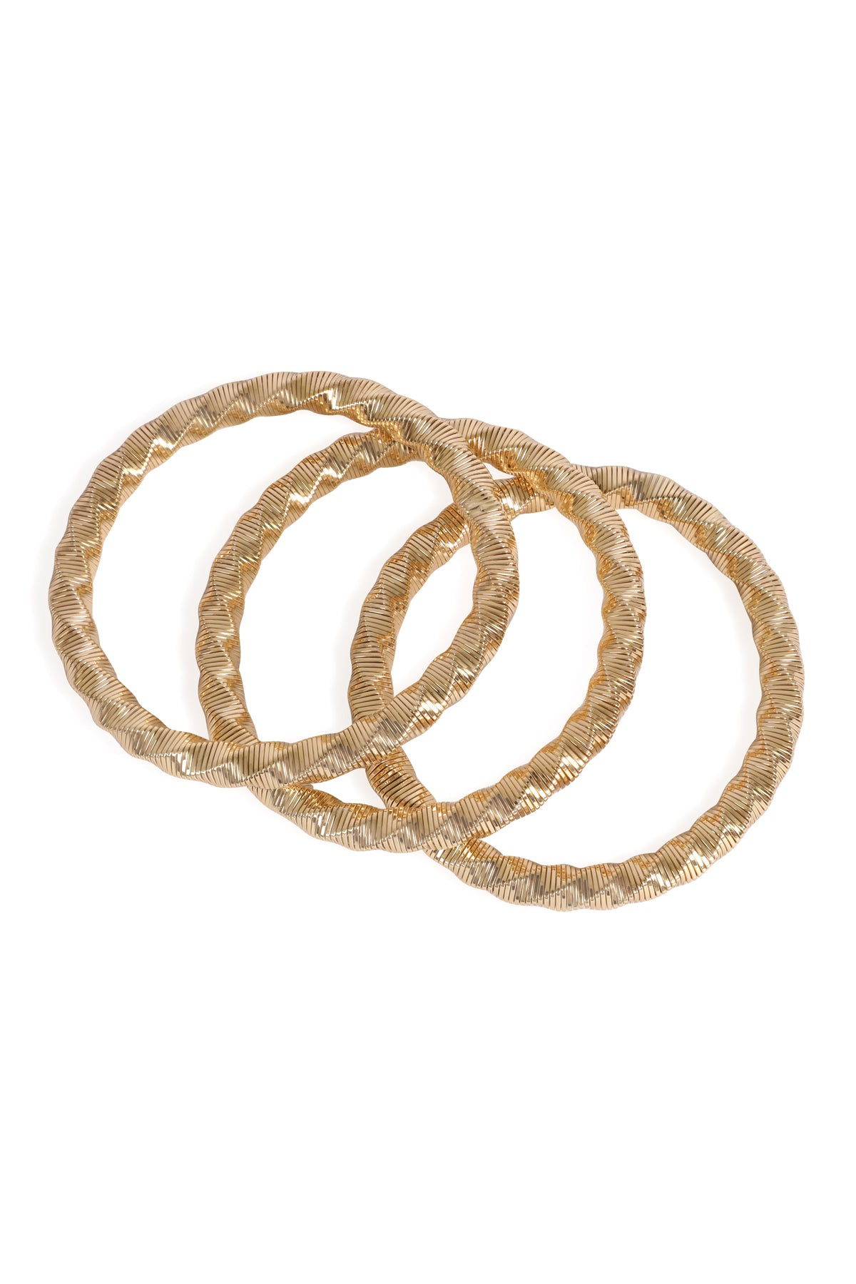 3 ROWS TWISTED OMEGA BRACELET