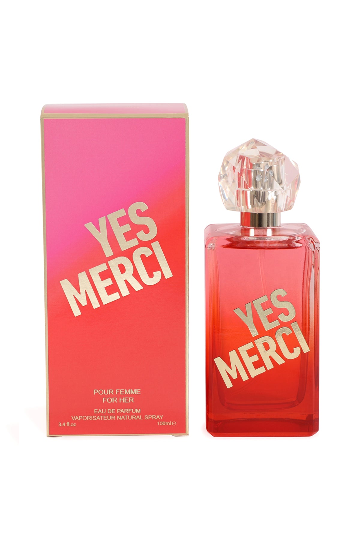 YES MERCI SPRAY PERFUME EAU DE PARFUM FOR WOMEN - 100ML/3.4 FL.OZ