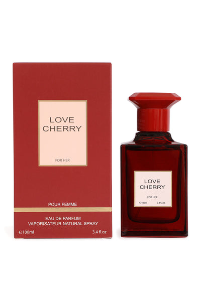 LOVE CHERRY SPRAY PERFUME EAU DE PARFUM FOR WOMEN - 100ML/3.4 FL.OZ.
