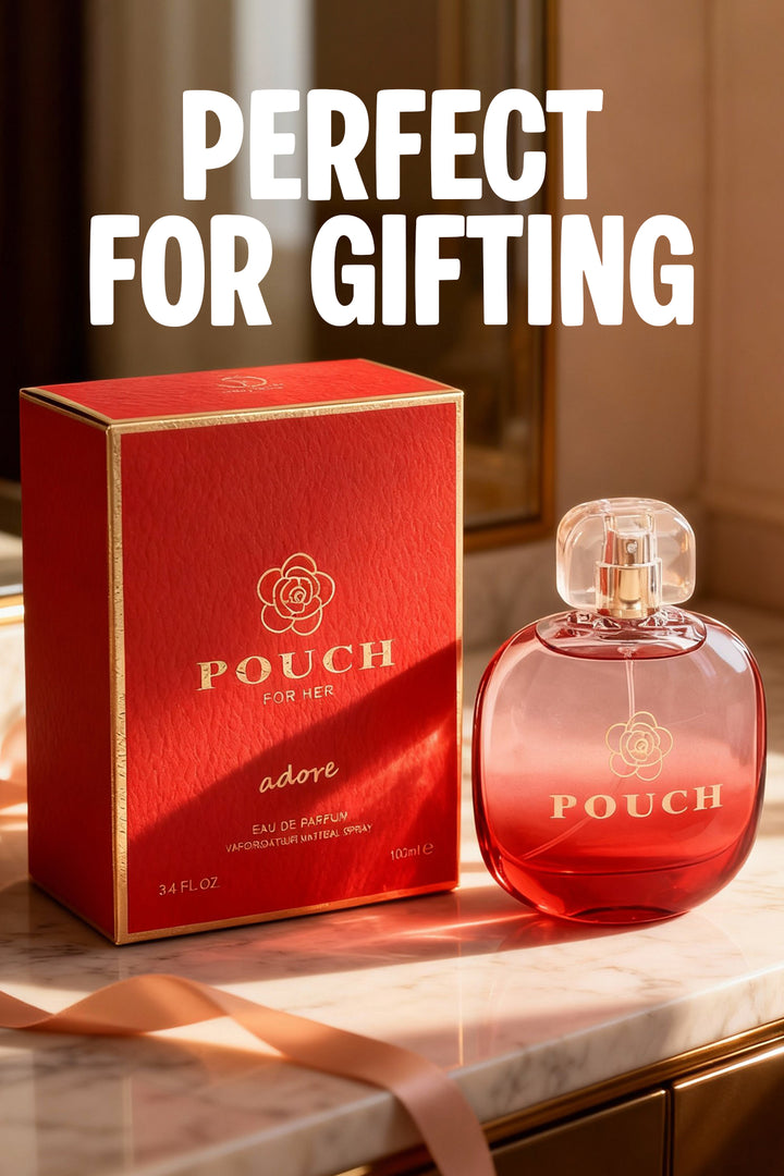 POUCH ADORE SPRAY PERFUME EAU DE PARFUM FOR WOMEN - 100ML/3.4FL.OZ