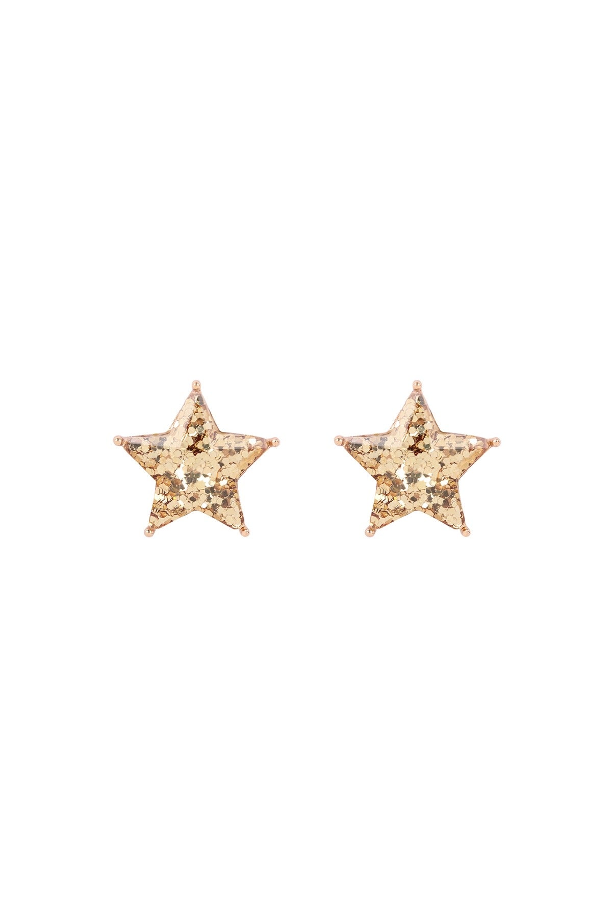 STAR GLITTER EPOXY STUD EARRINGS