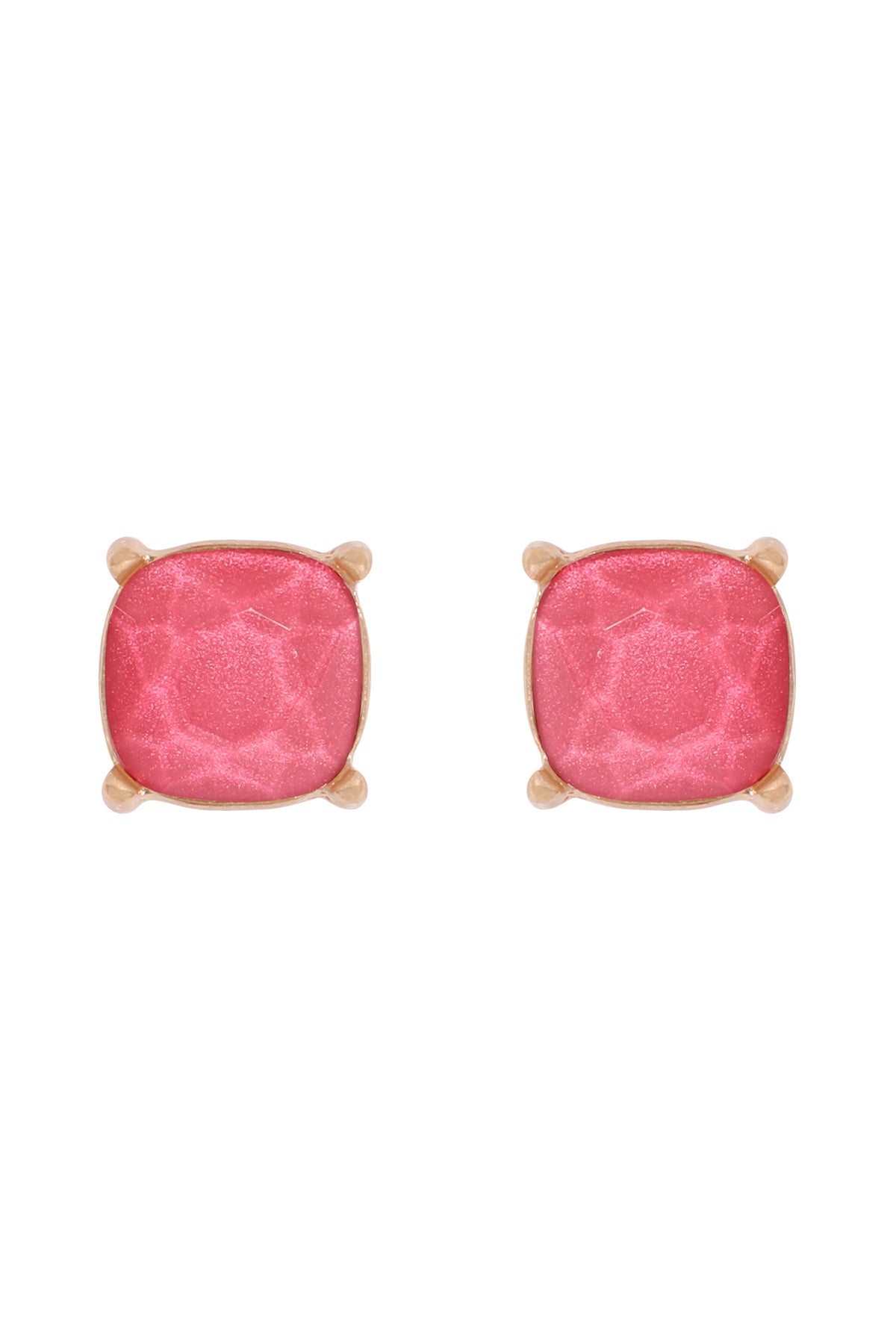 FINE GLITTER EPOXY STUD EARRINGS