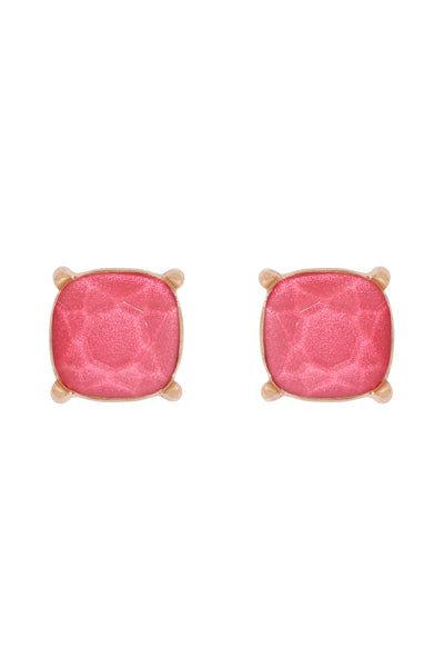 FINE GLITTER EPOXY STUD EARRINGS