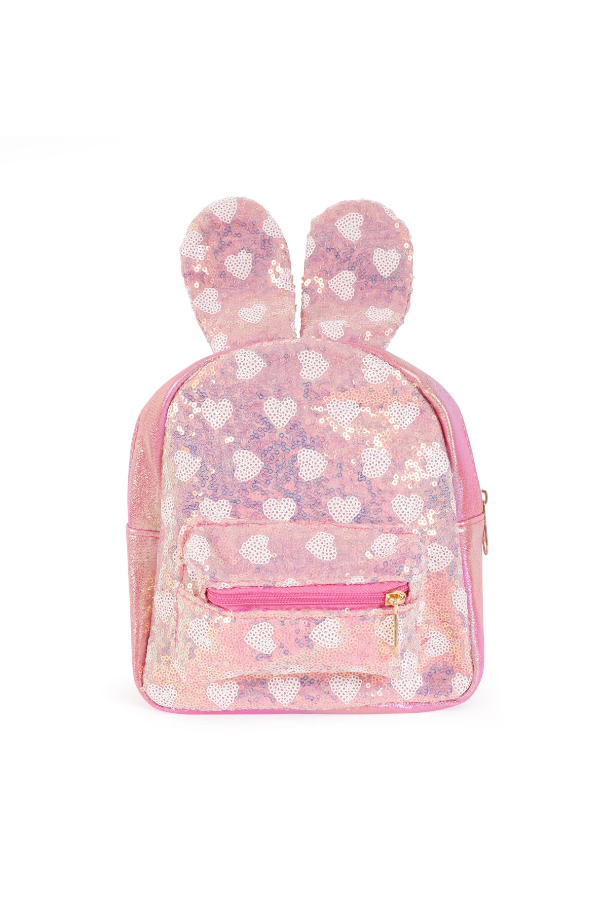 CUTE BUNNY EARS GLITTER KIDS BACKPACK