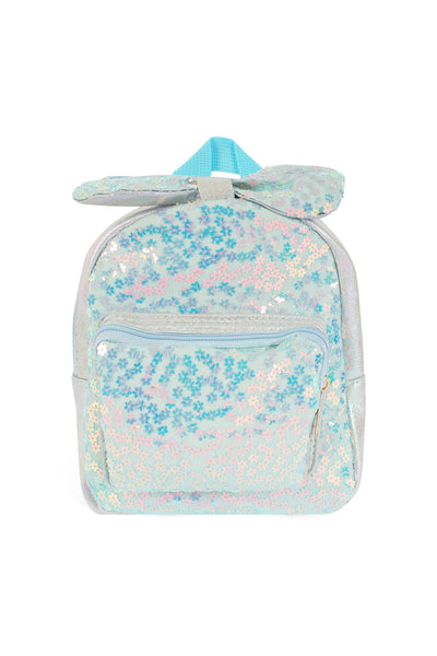 CUTE BOW GLITTER KIDS BACKPACK