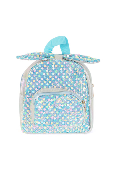 CUTE RIBBON GLITTER KIDS BACKPACK