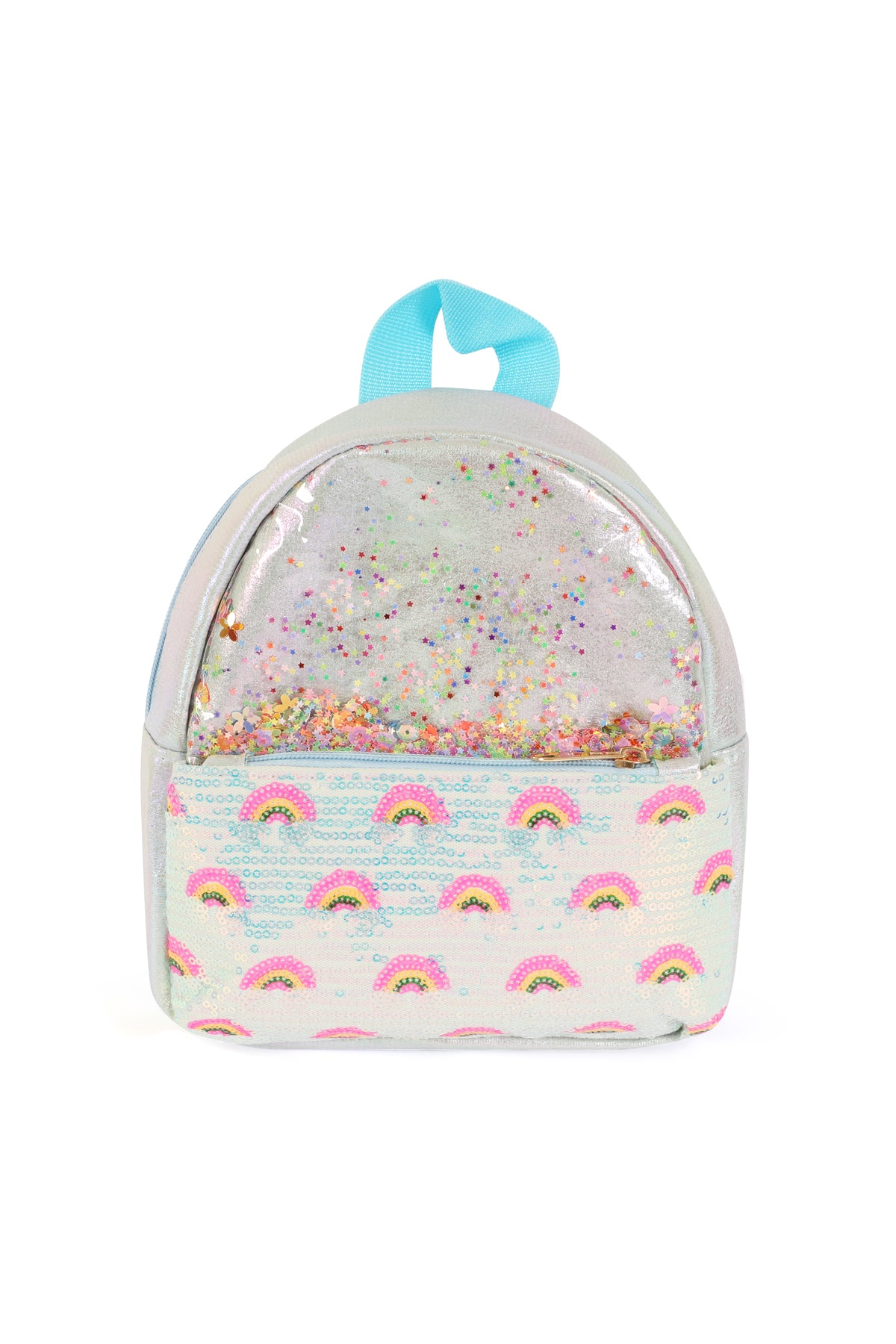 CUTE RAINBOW GLITTER KIDS BACKPACK