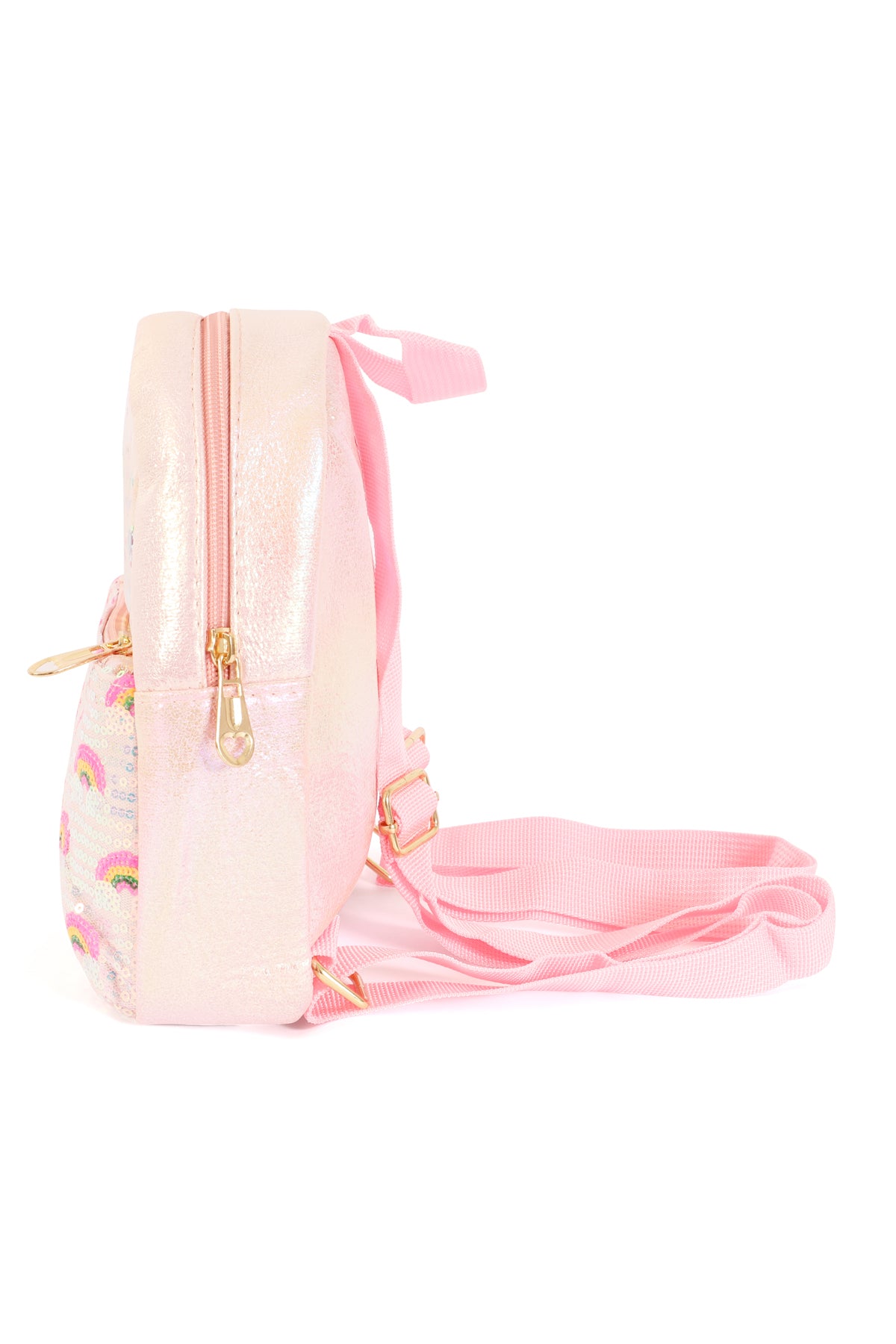 CUTE RAINBOW GLITTER KIDS BACKPACK