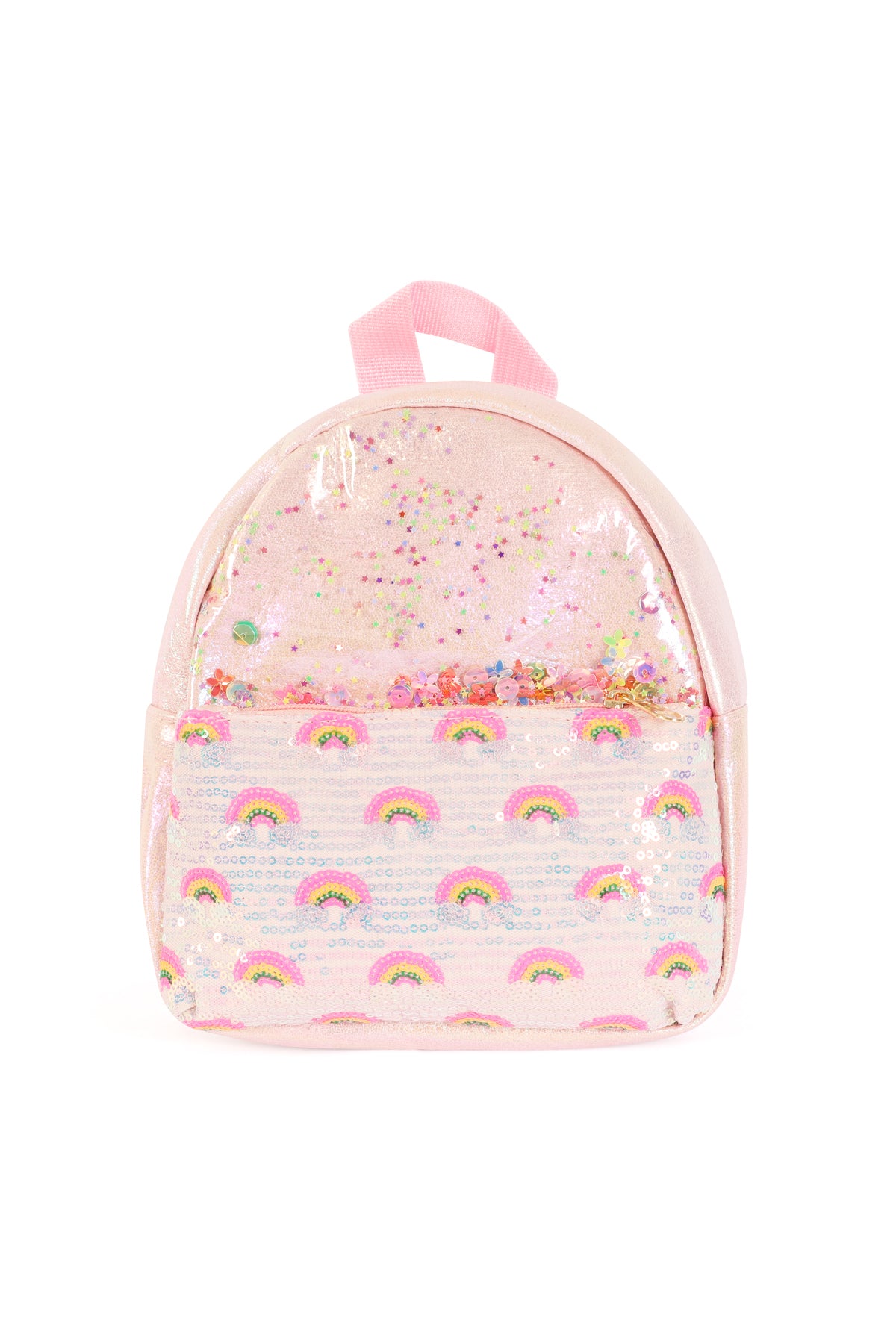 CUTE RAINBOW GLITTER KIDS BACKPACK