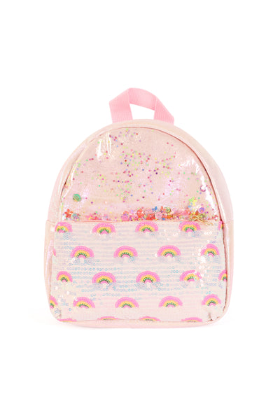 CUTE RAINBOW GLITTER KIDS BACKPACK