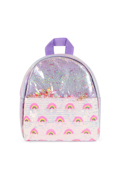 CUTE RAINBOW GLITTER KIDS BACKPACK