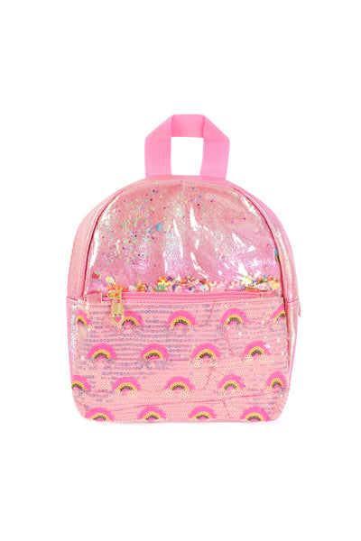 CUTE RAINBOW GLITTER KIDS BACKPACK