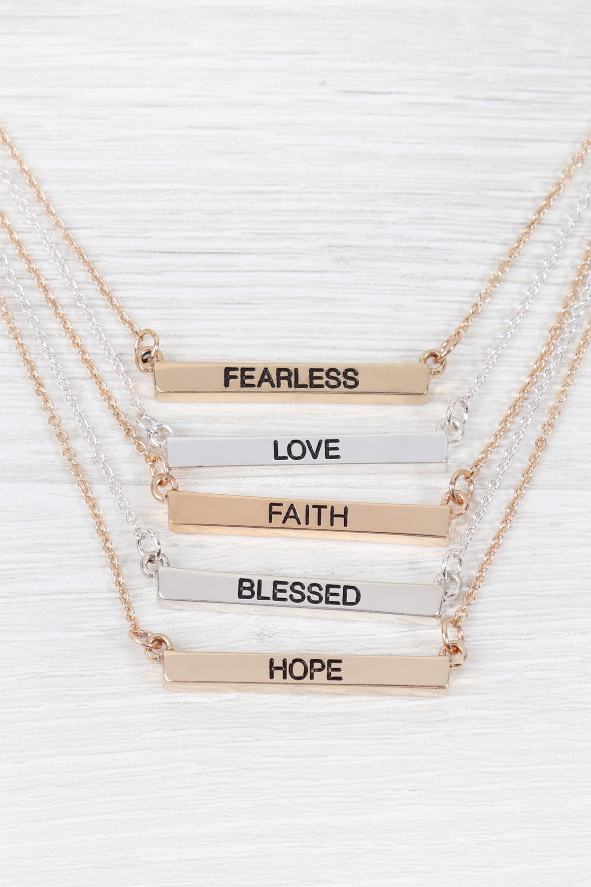 CHAIN METAL BAR NECKLACE (NOW $1.50 ONLY!)
