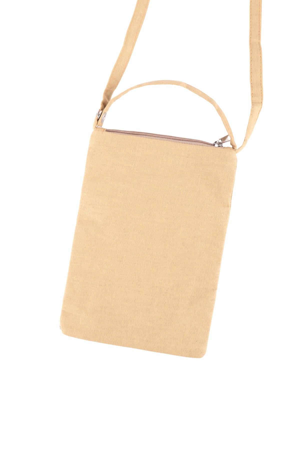 FLEUR DE LIS GOLD PATTERN SEED BEADS CROSSBODY BAG