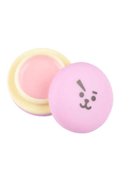 TCS BT21 MACARON LIP BALM W/ VITAMIN E PLUS SHEA BUTTER - COOKY ROSE MACARON/1PC