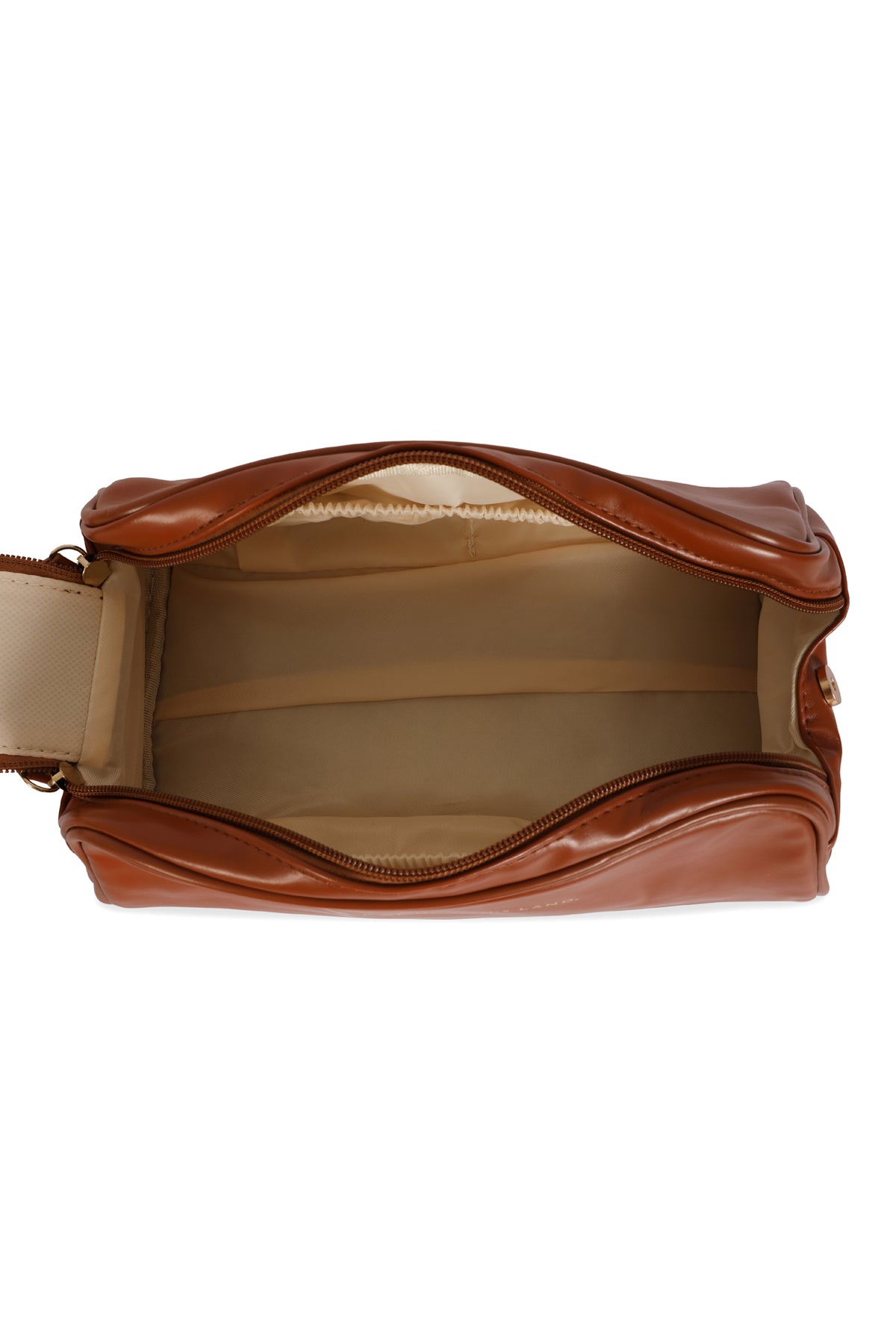 COSMETIC LEATHER POUCH BAG