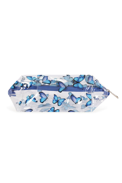 TRANSPARENT PRINTED COSMETIC POUCH