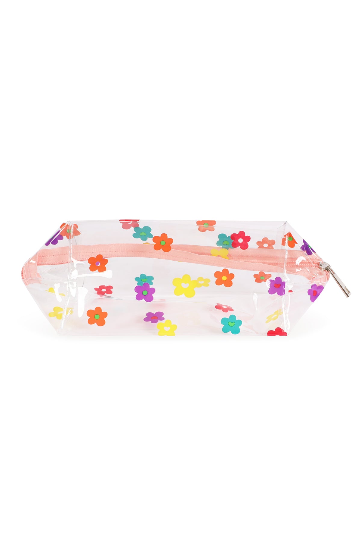 TRANSPARENT PRINTED COSMETIC POUCH