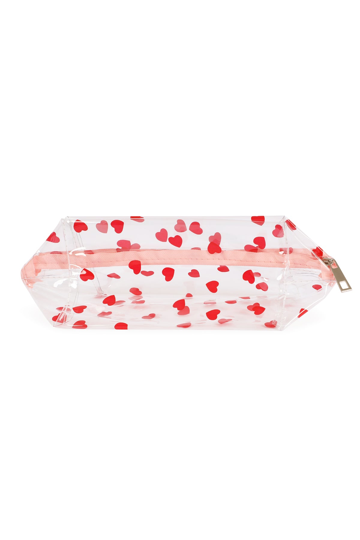 TRANSPARENT PRINTED COSMETIC POUCH