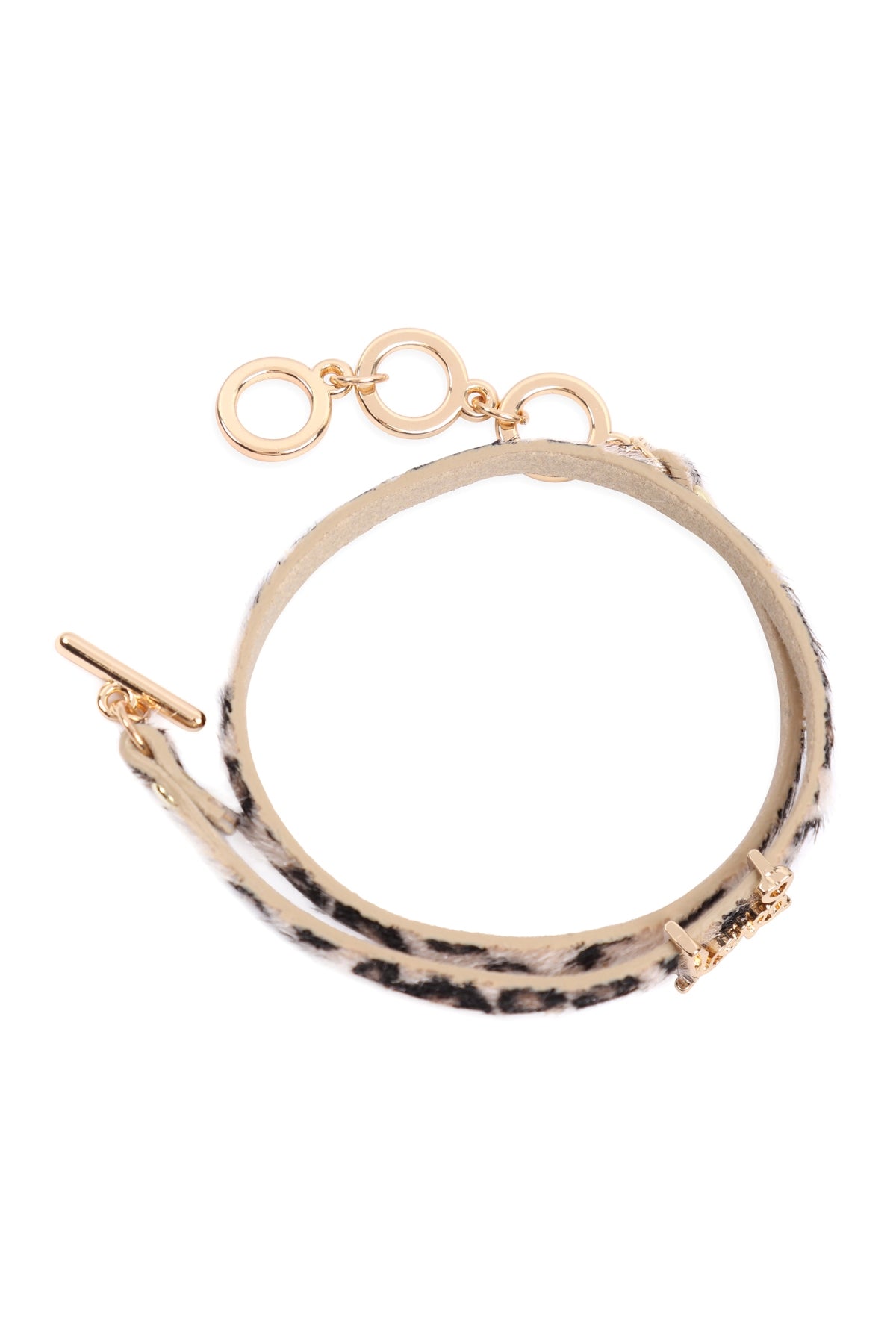 LOVE ANIMAL SKIN WRAP BRACELET