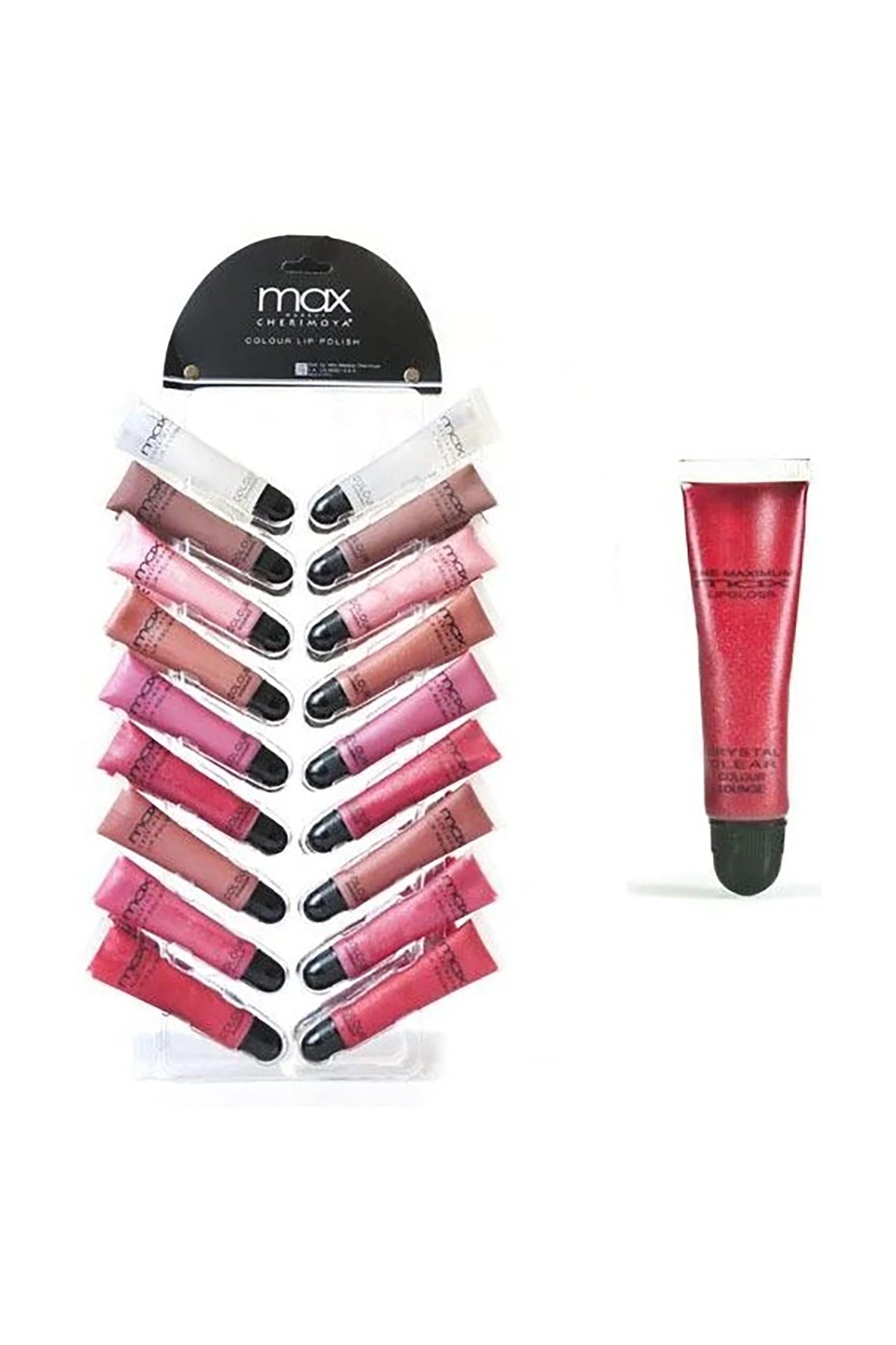 MAX CHERIMOYA ASSORTED COLOUR LIP POLISH