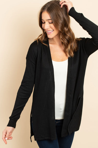 BLACK CARDIGAN 2-2-2