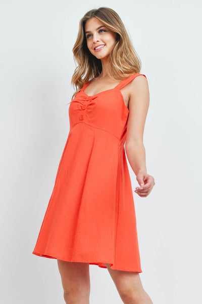 D7122 TOMATO DRESS 2-2-2 (NOW $3.00 ONLY!)