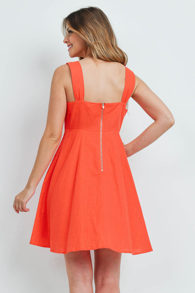 D7122 TOMATO DRESS 2-2-2 (NOW $3.00 ONLY!)