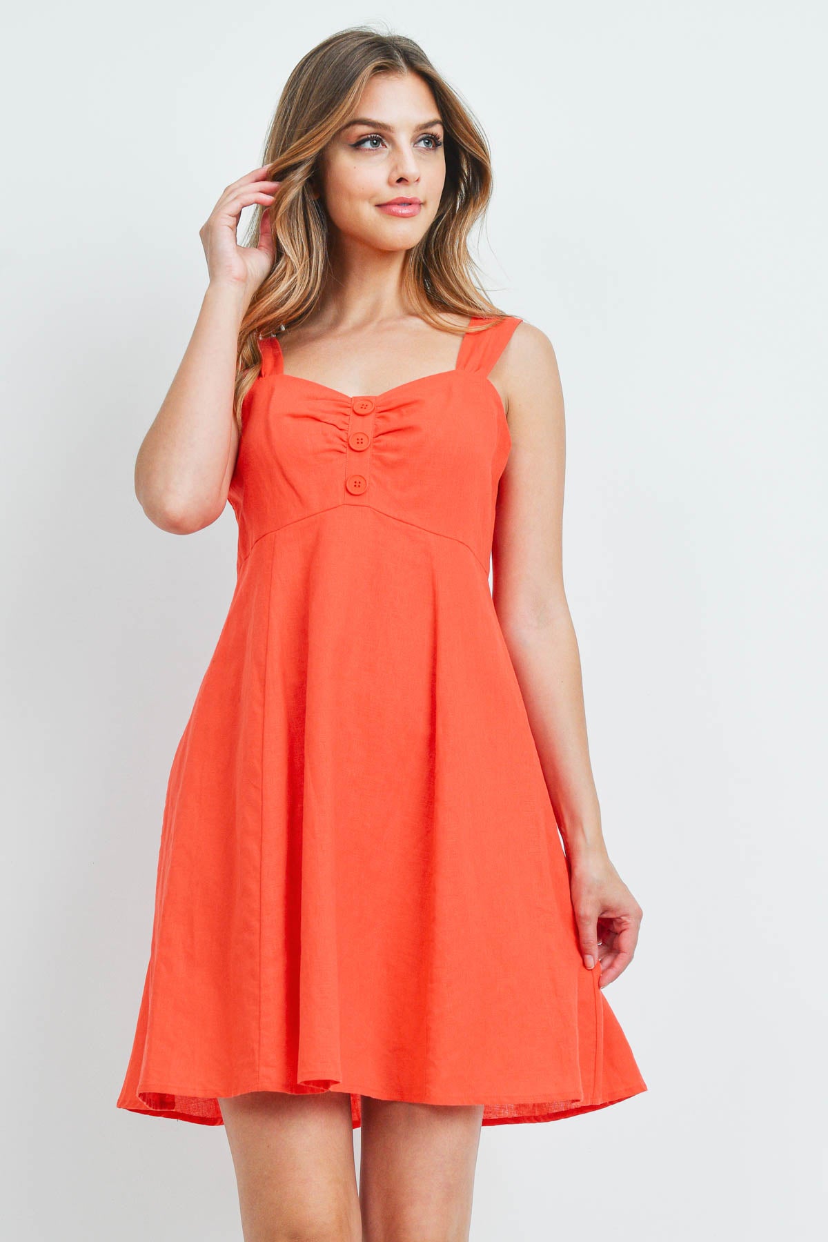 D7122 TOMATO DRESS 2-2-2 (NOW $3.00 ONLY!)
