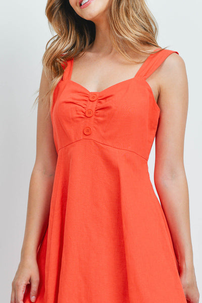 D7122 TOMATO DRESS 2-2-2 (NOW $3.00 ONLY!)