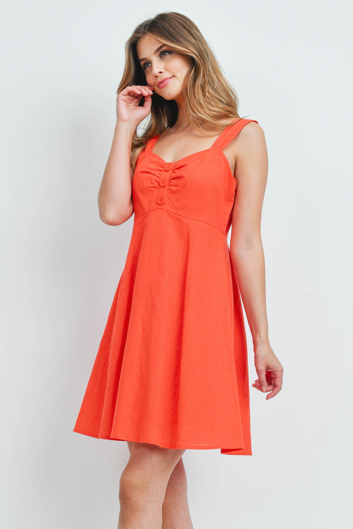D7122 TOMATO DRESS 2-2-2 (NOW $3.00 ONLY!)