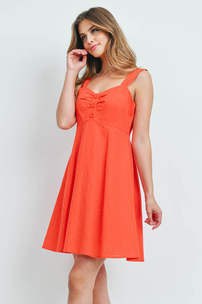 D7122 TOMATO DRESS 2-2-2 (NOW $3.00 ONLY!)