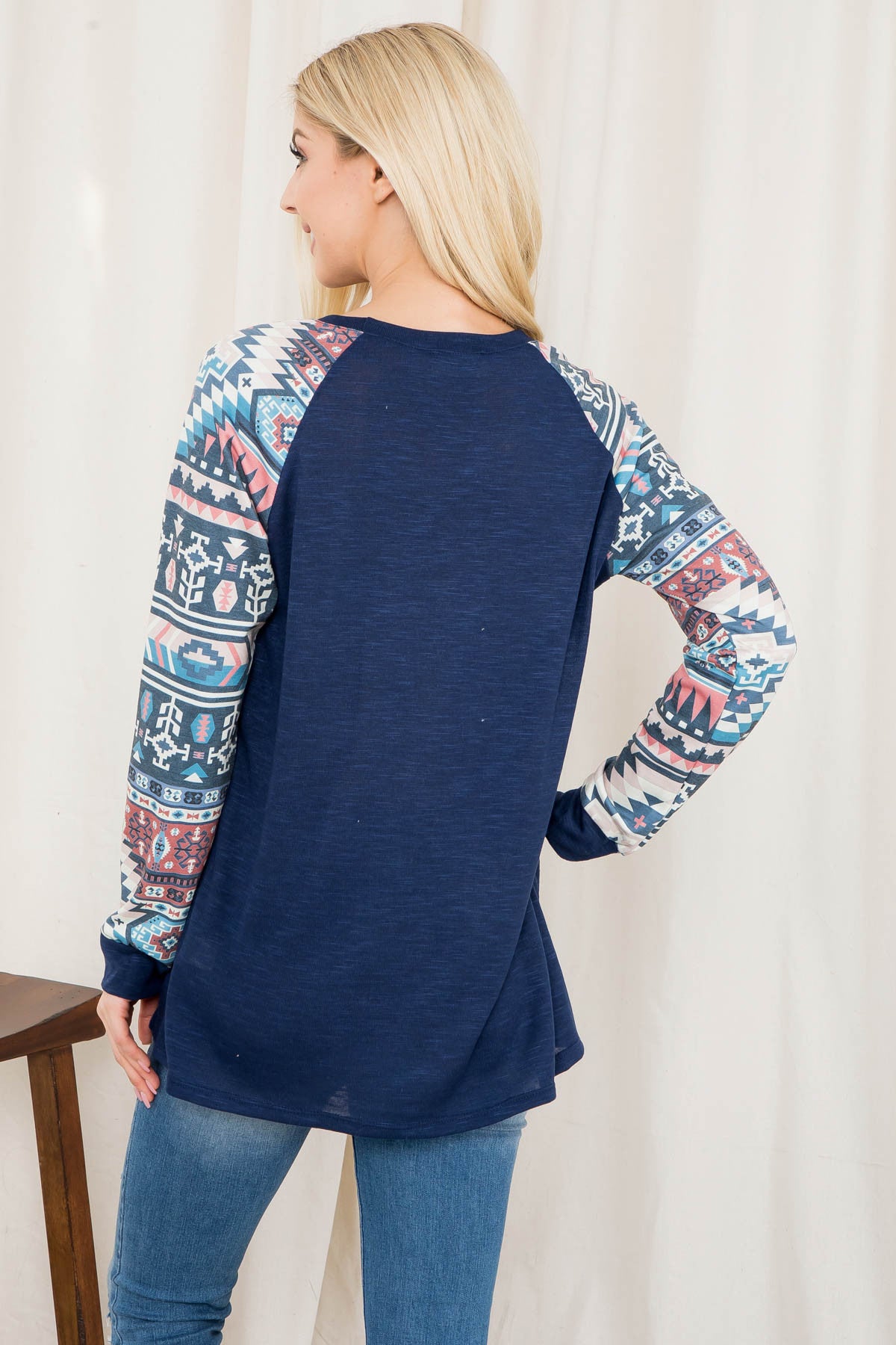 AZTEC PRINT TOP 2-2-2