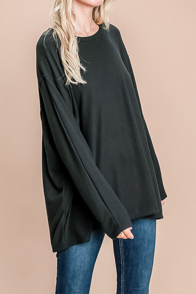 BLACK LONG SLEEVE TOP 2-2-2-2