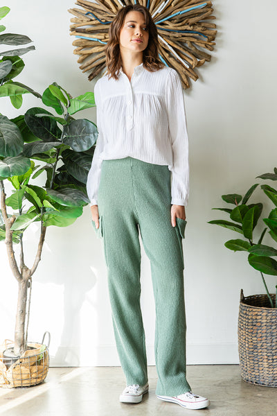 SAGE SIDE POCKET KNIT PANTS 2-2-2