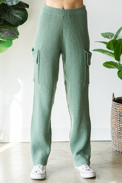 SAGE SIDE POCKET KNIT PANTS 2-2-2