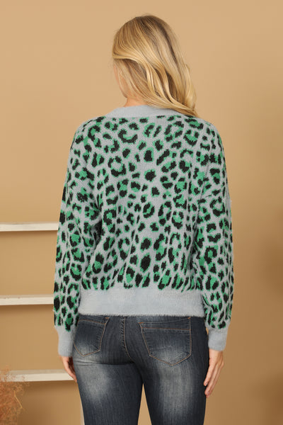 LEOPARD KNITTED SWEATER 3-3