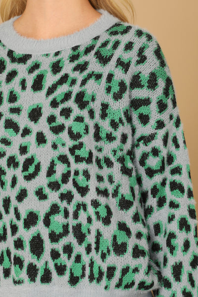 LEOPARD KNITTED SWEATER 3-3