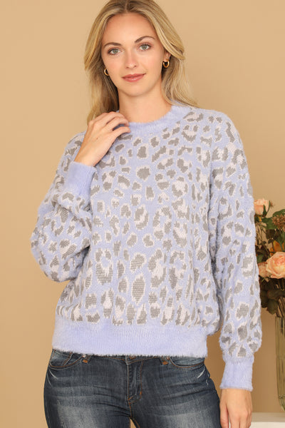 LEOPARD KNITTED SWEATER 3-3