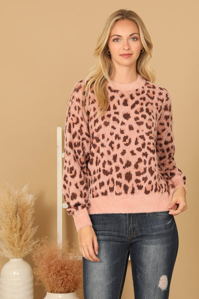 LEOPARD KNITTED SWEATER 3-3