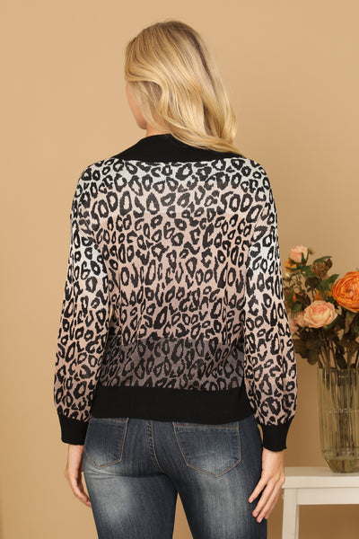 LEOPARD PRINT COLOR GRADIENT TOP 3-3