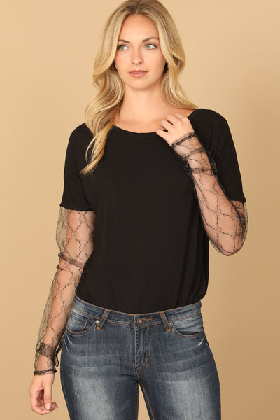 ARM LACE BODYSUIT 2-2-2